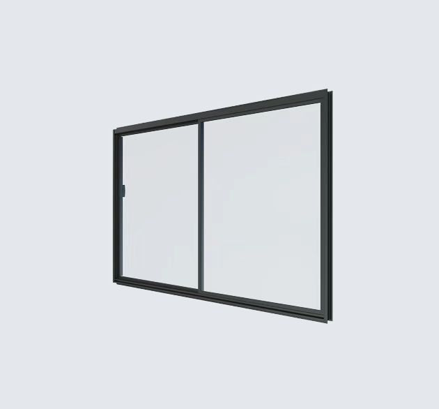 Minimal Frame Double-Track Aluminum Sliding Window