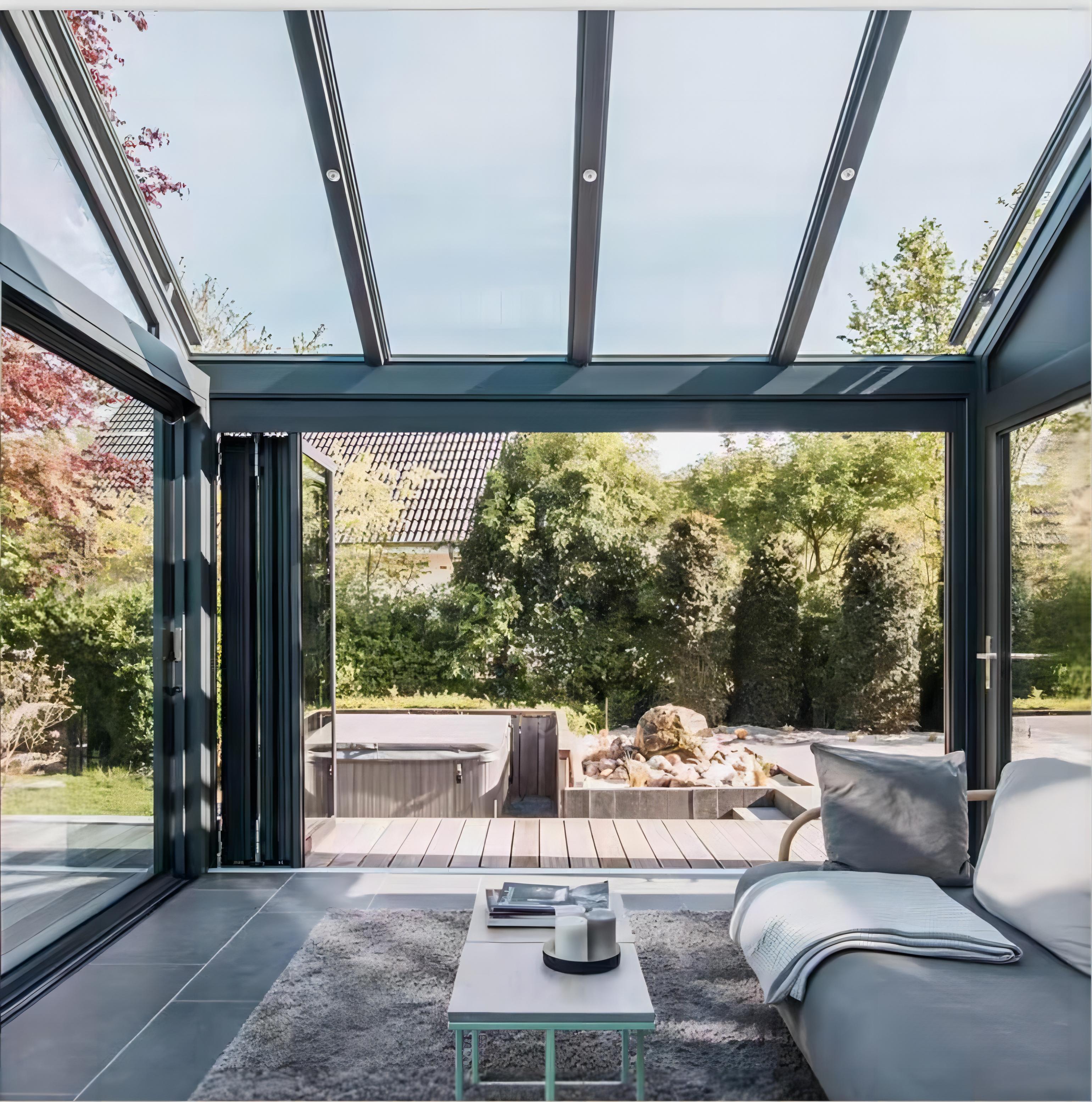 Full Height Aluminum Folding Door for Seamless Indoor Outdoor Living Space