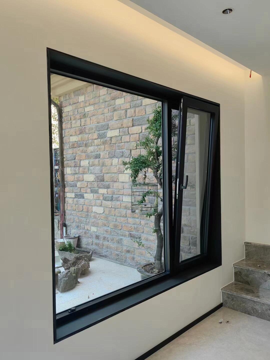 Modern Tilt & Turn Window for Courtyard View