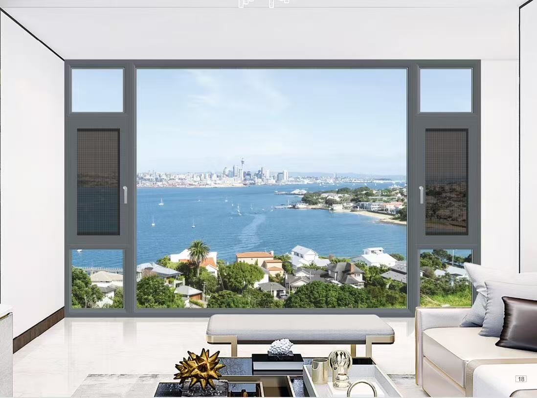 Urban View Casement Window with Flyscreen